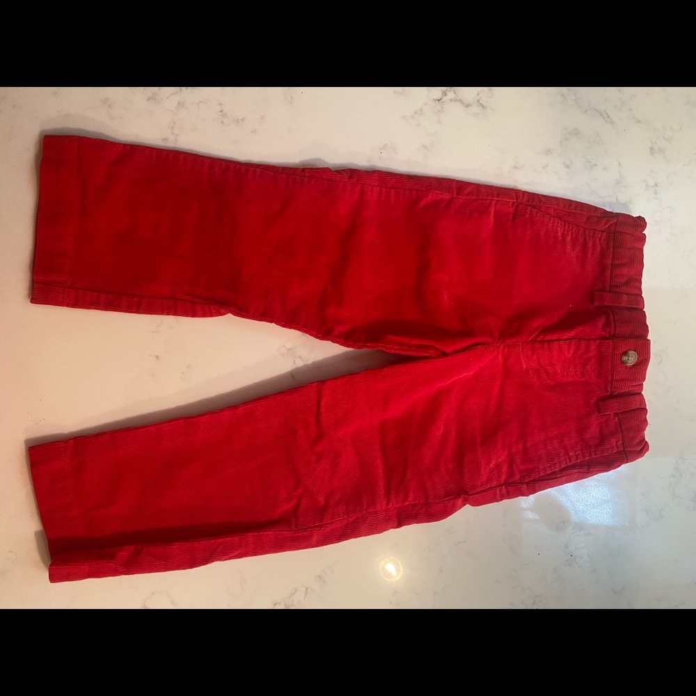Red Vineyard Vines 4T corduroy pants